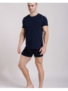 Памучна тениска с риглан ръкав + Боксерки 0506 на модел