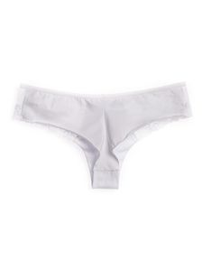 Бяла памучна бразилиана 0715 артикулно отзад