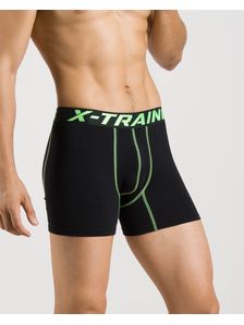 Спортни мъжки боксерки в зелено 0740 детайлна снимка