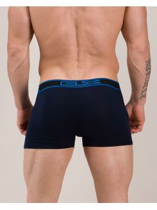 Класически боксерки в тъмносиньо с външен Ex ластик  0501 на модел отзад