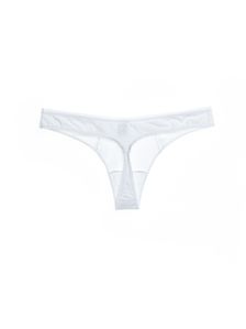 Класически дамски стринг в бяло 0547 артикулно отзад
