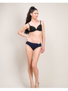 Тъмносини безшевни бикини 0717 на модел