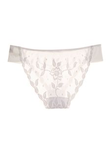 Дамски 'макси' бикини в бял цвят 1721 артикулно отзад