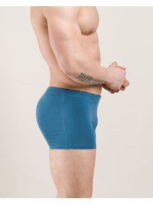 Памучни боксерки петрол с вътрешен ластик 0503 на модел отпред