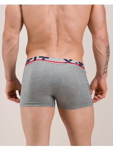 Сиви боксерки с външен ластик X-FIT 0509 на модел отзад