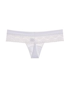 Памучен дамски стринг в бяло 0553 артикулно отзад