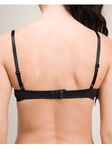 Дамски черен сутиен 'B' чашка  1615 на модел отзад