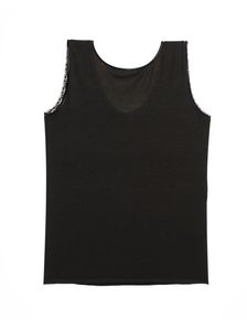 Дамски потник с широки презрамки в черно 0678 артикулно отзад