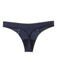 Памучен стринг в тъмносин цвят 0547 артикулно отзад