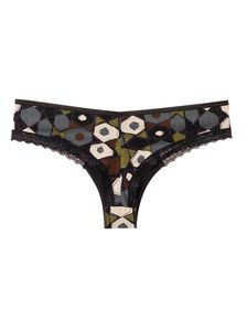 Памучна бразилиана в свежа щампа 0715 артикулно отзад