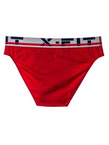 Мъжки слип Външен ластик, 0508, Червени 0508 артикулно отзад