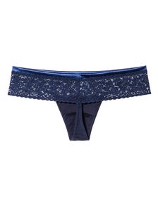 Дамски стринг, 0553, Тъмносини 0553 артикулно отзад