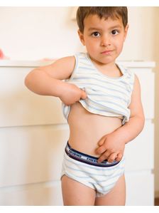 Детско бельо за момчета, 0558, Синьо райе 0558 на модел