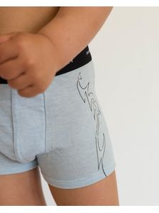 Детско бельо за момчета, 0561, Светлосин 0561 на модел отпред