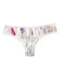 Бикини бразилиана, 0715, Бял Принт 0715 артикулно отзад