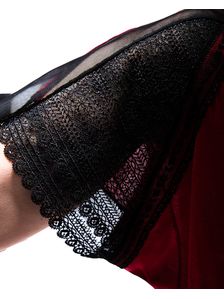 Пижама, 0739, Червена 0739 на модел отпред