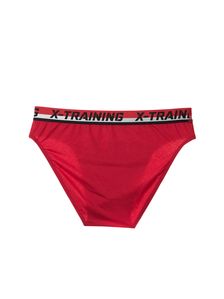 Мъжки слип външен ластик, 0512, Червено 0512 артикулно отзад