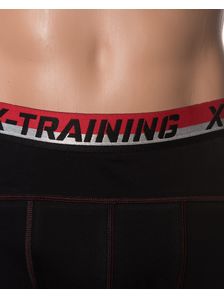 Мъжки боксерки външен ластик, 0513, Черно 0513 детайлна снимка