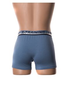 Мъжки боксерки външен ластик, 0513, Петрол 0513 артикулно отзад