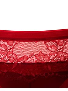 Бикини бразилиана Лазерно рязани, 1701, Червено 1701 детайлна снимка