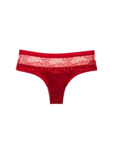 Бикини бразилиана Лазерно рязани, 1701, Червено 1701 артикулно отзад