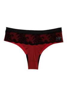 Бикини бразилиана Лазерно рязани, 1702, Червено 1702 артикулно отзад