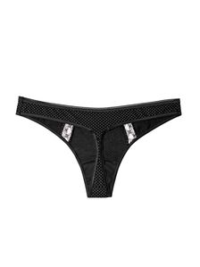 Дамски стринг, 0547, Черно 0547 артикулно отзад