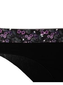 Бикини Класически, 0710, Черно 0710 детайлна снимка