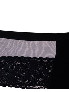 Бразилиана с висока талия в тъмносиньо 0732 детайлна снимка