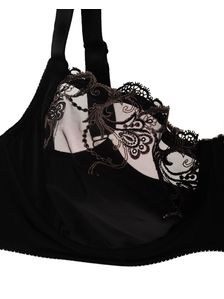 Сутиен Меки чашки, 1628, Черно 1628 детайлна снимка