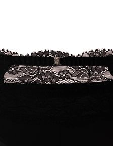 Бикини Лазерно рязани, 1707, Черно 1707 детайлна снимка