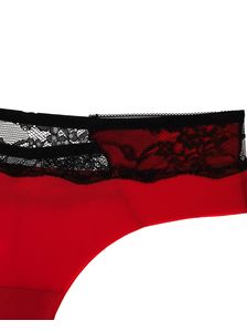 Бикини Лазерно рязани, 1707, Червено 1707 детайлна снимка