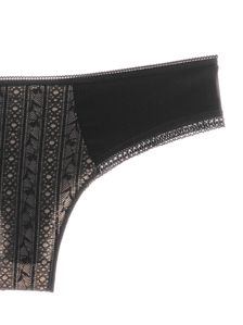 Бикини бразилиана Лазерно рязани, 0715, Черно 0715 детайлна снимка