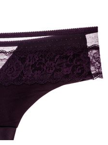 Бикини бразилиана Лазерно рязани, 1701, Тъмно лилаво 1701 детайлна снимка