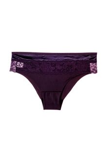 Бикини Лазерно рязани, 1704, Тъмно лилаво 1704 артикулно отпред