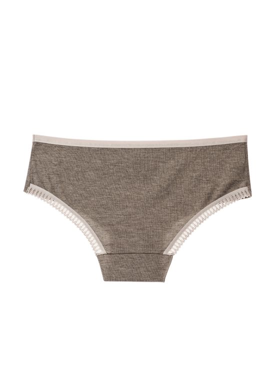 Дамски боксерки Висока талия, 0605, Светъл меланж 0605 артикулно отзад