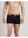 Черно-оранжеви мъжки боксерки 0742 на модел отпред
